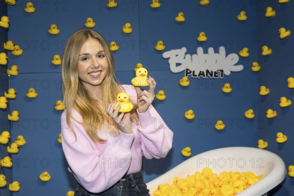 Dalia Mya Schmidt-Foss at the opening of Bubble Planet - The Adventure Museum for All Senses at Arena Berlin, Berlin, 11.12.2025