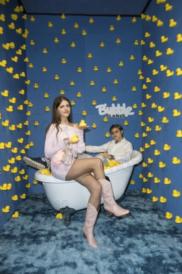 Leni Summer and Tyler von Jascheroff at the opening of Bubble Planet - The Adventure Museum for All Senses at Arena Berlin, Berlin, 11.12.2025