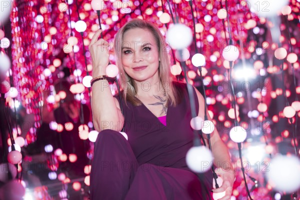 Regina Halmich at the opening of Bubble Planet - The Adventure Museum for All Senses at Arena Berlin, Berlin, 11.12.2025