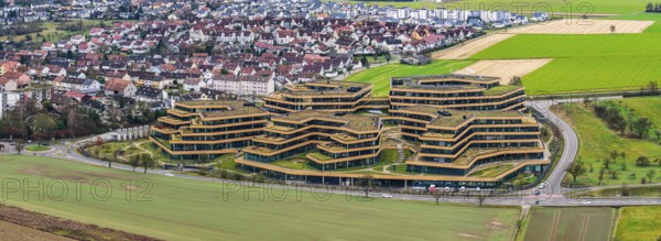 Lidl, head office of the food discounter. Exterior view of the main building. The company is part of the Schwarz Group, which also includes Kaufland as a full-range food supplier. Bad Wimpfen, Baden-Württemberg, Germany