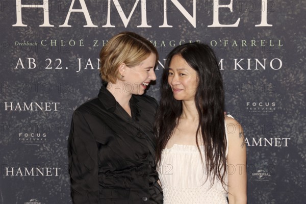 Jessie Buckley and Chloé Zhao, Hamnet, German premiere at the Delphi Filmpalast, Berlin, 8.12.2025