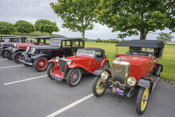 Classic car meeting at the mills of, Skerries, County Dublin, Ireland