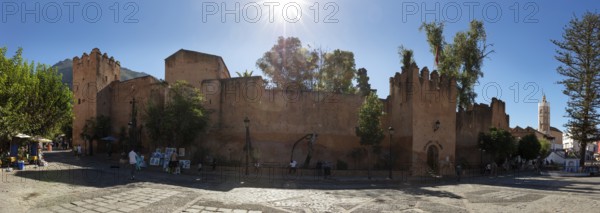 MAR, Chefchaouen, AI, Kasaba, Pano