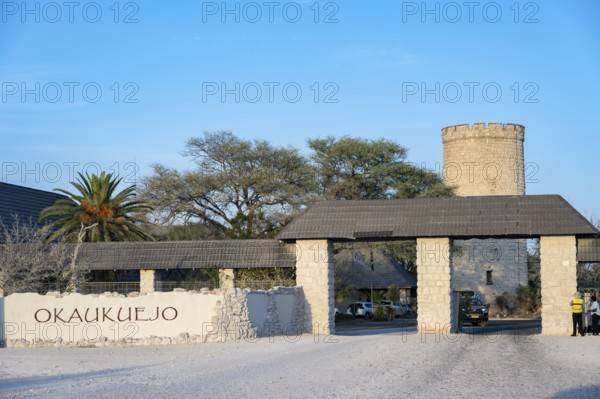 Okaukuejo Camp, tourist complex in Etosha National Park, Namibia