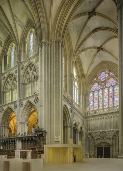 Cathedral Altar, Bayeux, Calvados Department, France