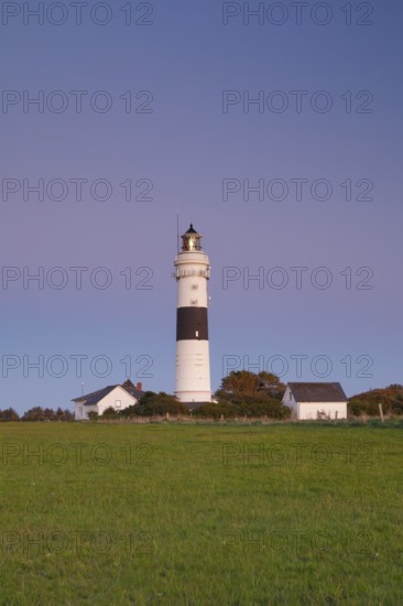 Langer Christian lighthouse near Kampen on the island of Sylt, Germany