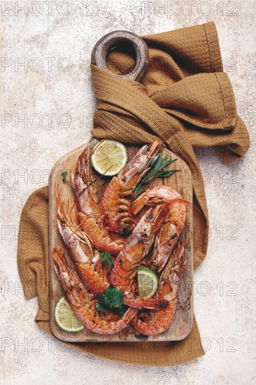 Fried Langoustines, Australian, lime and herbs, spices, homemade, no people