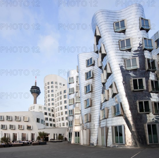 Medienhafen Gehry Buildings Düsseldorf Germany