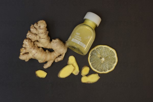Ginger, ginger root and ginger shot
