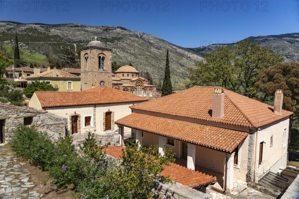 Hosios Luke Monastery, UNESCO World Heritage Site in Steiri, Greece