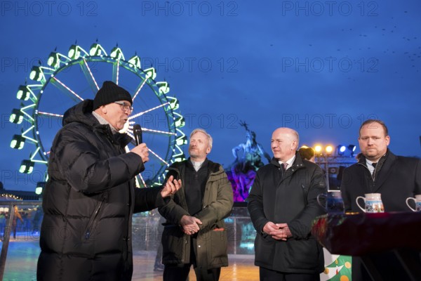 Kai Wegner, Governing Mayor of Berlin, at the opening of the Berlin Christmas Market on Alexanderplatz, Berlin, 24.11.2025