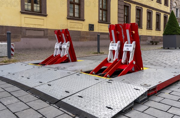 Armis One, Temporary Event Security, mobile roadblock, Fulda, Hesse, Germany