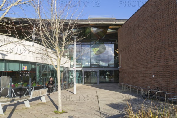 Exterior of the Forum building, Streatham Campus, University of Exeter, Exeter, Devon, England, UK built 2012