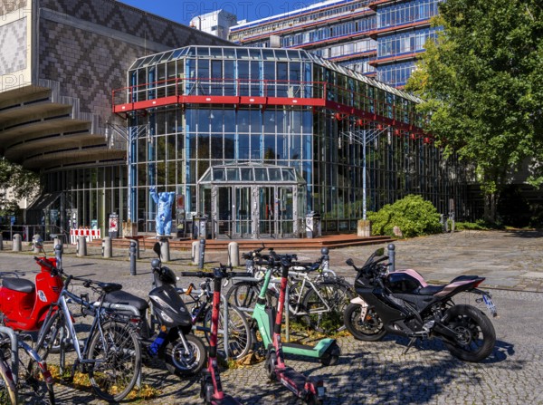 Entrance to the Einstein Center for Mathematics building at the Technical University of Berlin on Straße des 17 June, Berlin, Germany