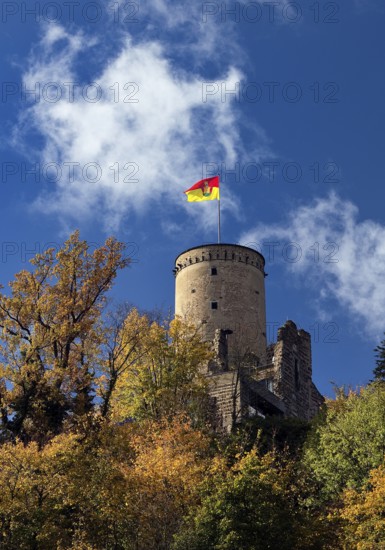 Godesburg in autumn, Bad Godesberg, Bonn, North Rhine-Westphalia, Germany