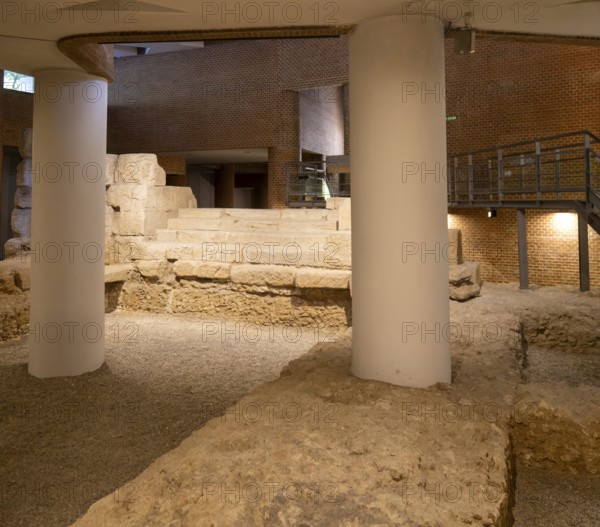 Museo del Foro de Caesaraugusta, Roman forum museum, Zaragoza, Aragon, Spain