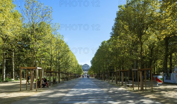 Vichy, listed as World Heritage by UNESCO. The Source Park. Allier. Auvergne Rhone Alpes. France