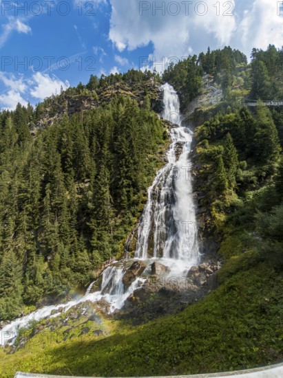 The Stuiben Falls between Umhausen and Niederthai in the Middle Ötztal, Tyrol, Austria