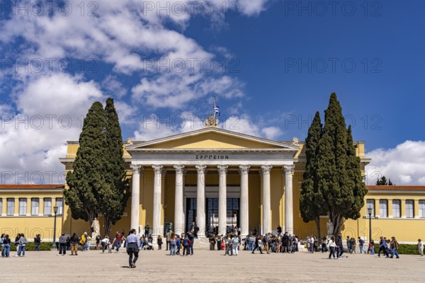 The neoclassical Zappeion in the Greek capital Athens, Greece
