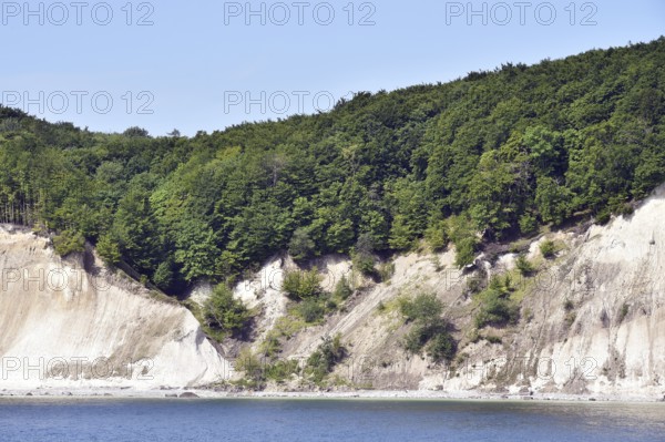 Chalk coast at Jasmund National Park on Rügen, Mecklenburg-Western Pomerania, Germany