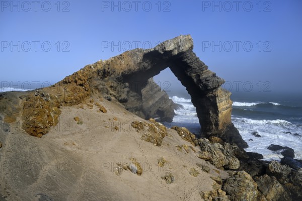 Arch rock, 55 metre high limestone arch, restricted diamond area, near Lüderitz, Karas region, Namibia
