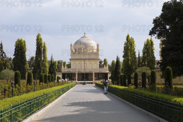 Gumbaz or mausoleum of Tipu Sultan and his family, Srirangapatna, Karnataka, India