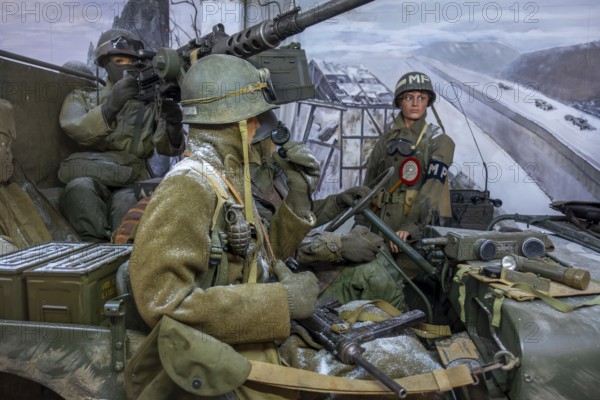 Museum of the Battle of the Ardennes, Musée de la Bataille des Ardennes in the city La Roche-en-Ardenne, province of Luxembourg, Wallonia, Belgium