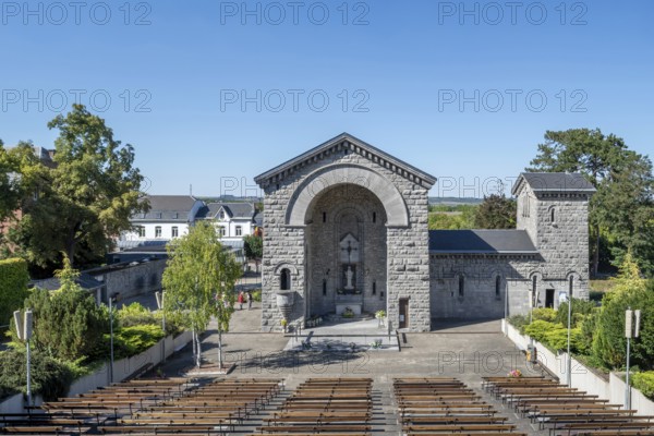 Our Lady of Beauraing, Notre-Dame de Beauraing sanctuary chapel of place of pilgrimage and Marian shrine at Beauraing, province of Namur, Belgium
