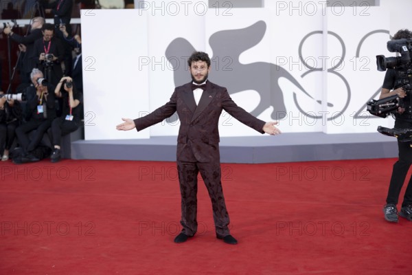 Venice, Italy - 3 September 2025: Vincenzo Nemolato during the red carpet of - Duse - during the 82nd Venice International Film Festival