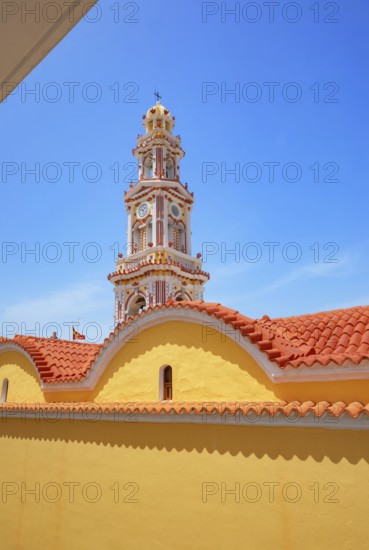 Panormitis monastery, Panormitis, Symi Island, Dodecanese Islands, Greece