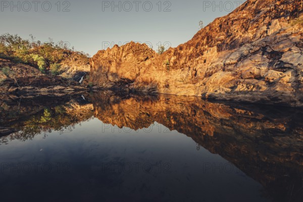 Sunrise Edith Falls in northern Australia, Australia