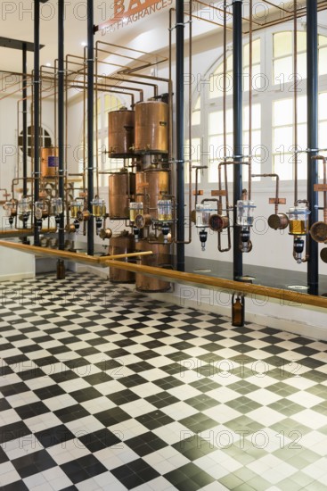 Interior view, Perfumery Molinard, Perfume manufacturer, Grasse, Alpes Maritimes, Provence Alpes Cote d'Azur, French Riviera, South of France, France