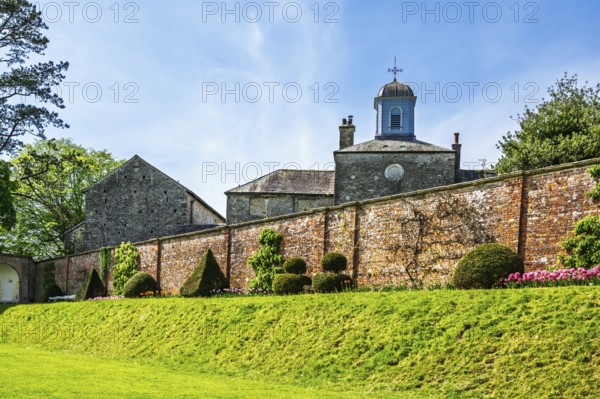 Sizergh Castle and gardens, Helsington, Cumbria, England, United Kingdom