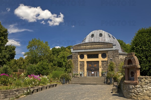 Nibelungenhalle, domed building based on an idea by Hermann Hendrich, Königswinter, North Rhine-Westphalia, Germany