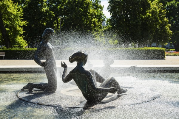 Fontána Mladost, Fountain of Youth, Fountain of Youth in the Presidential Garden at the Presidential Palace in Bratislava, Slovakia
