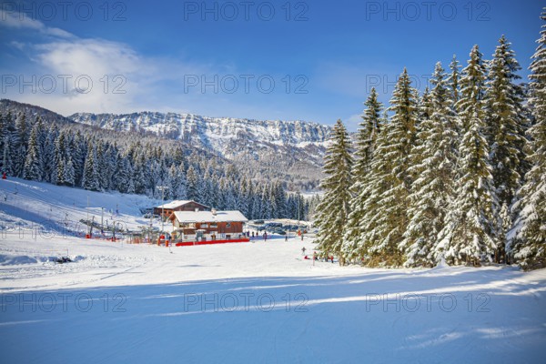 The Goetschen piste in Berchtesgadener Land, Bavaria, Germany