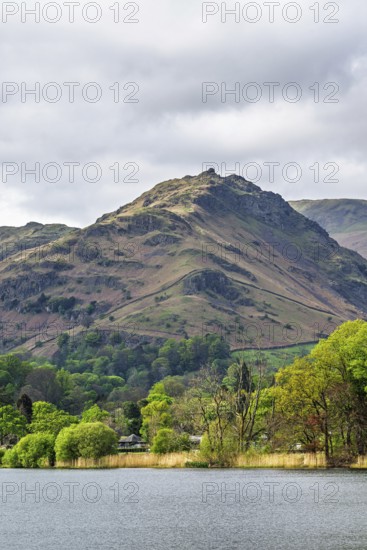 Grasmere Lake, Grasmere, Ambleside, Lake District, Westmorland, Cumbria, England, United Kingdom