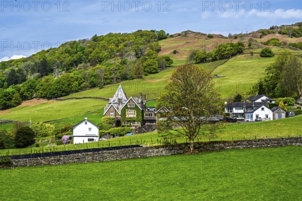 Farms in Lake District National Park, Cumbria, England, United Kingdom