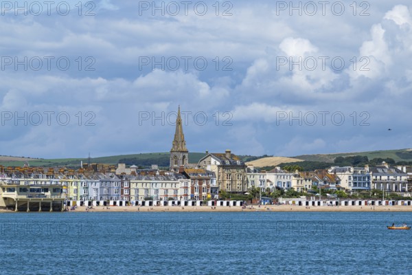 Beach and seaside in Weymouth, Esplanade, Weymouth, Dorset, England, United Kingdom