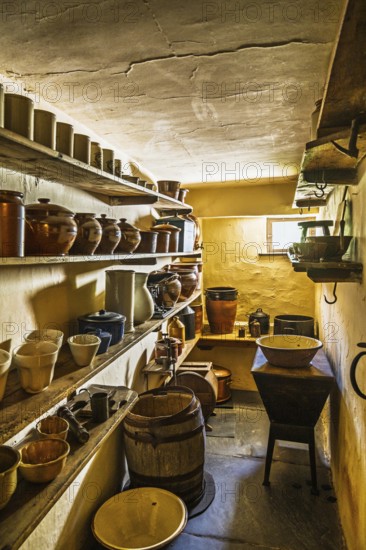 Townend house, National Trust, Troutbeck, Windermere, Lake District, Cumbria, England, United Kingdom