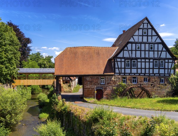 The old castle mill in Büdingen, Hesse, Germany