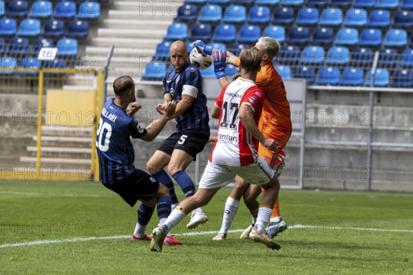 Waldhof Mannheim v FC Emmen, Netherlands (last test match in front of the start of the new season)