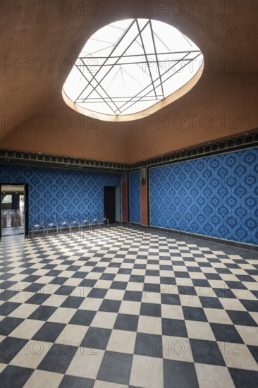 Renovated prayer room of the Jewish community in the Neolog Synagogue converted into a cultural centre by Berlin architect Richard Scheibner in the Capital of Culture 2026, Trencín, Slovakia