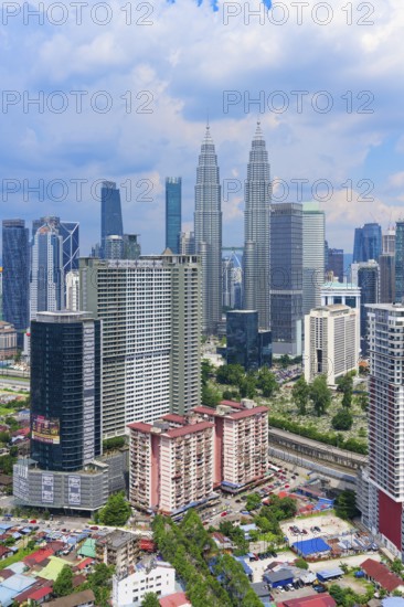 Kuala Lumpur city skyline, Malaysia, Asia