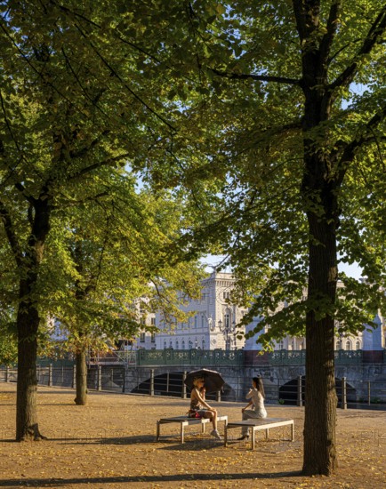 The Berlin Lustgarten park on the Spree Canal, Berlin, Germany