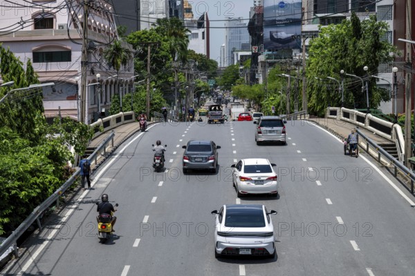 Road traffic vehicles, Bangkok, Thailand