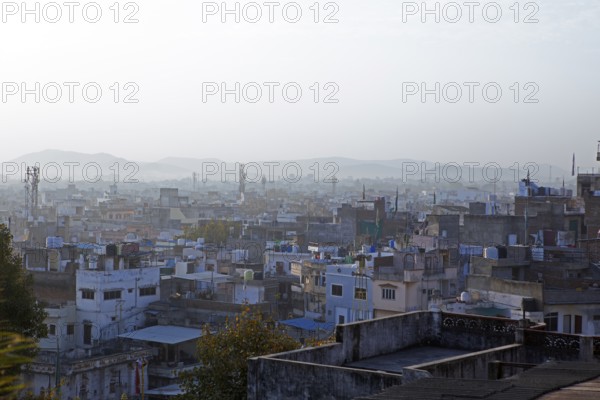 City view Udaipur in the morning light, Rajasthan, India