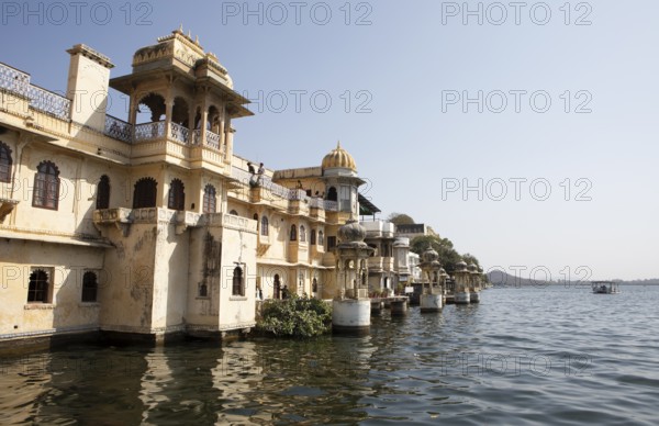 Gangaur Ghat or Gangori Ghat at Lake Pichola, Udaipur, Rajasthan, India