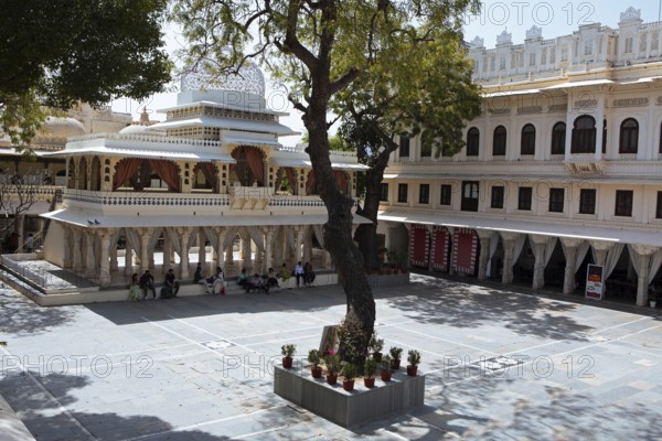 Chowmukha Pavilion, City Palace, Udaipur, Rajasthan, India