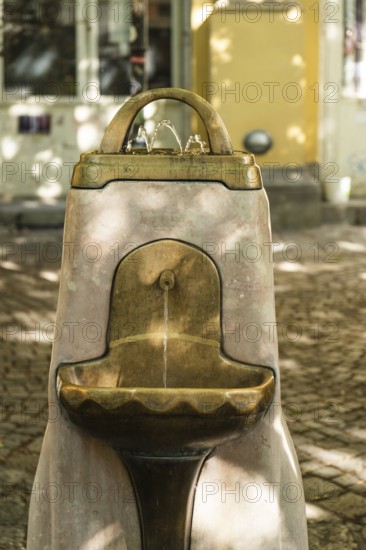 Drinking water fountain in the city centre of Vienna, Austria